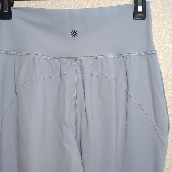 Athleta Blue High-Rise Jogger Track Pants - Picture 3 of 8